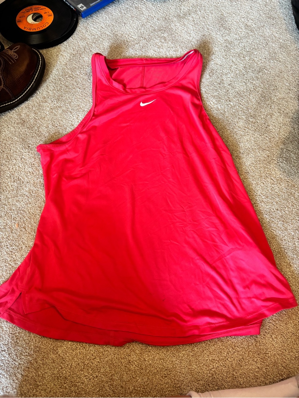 Nike Bright Pink Racerback Performance Tank Top